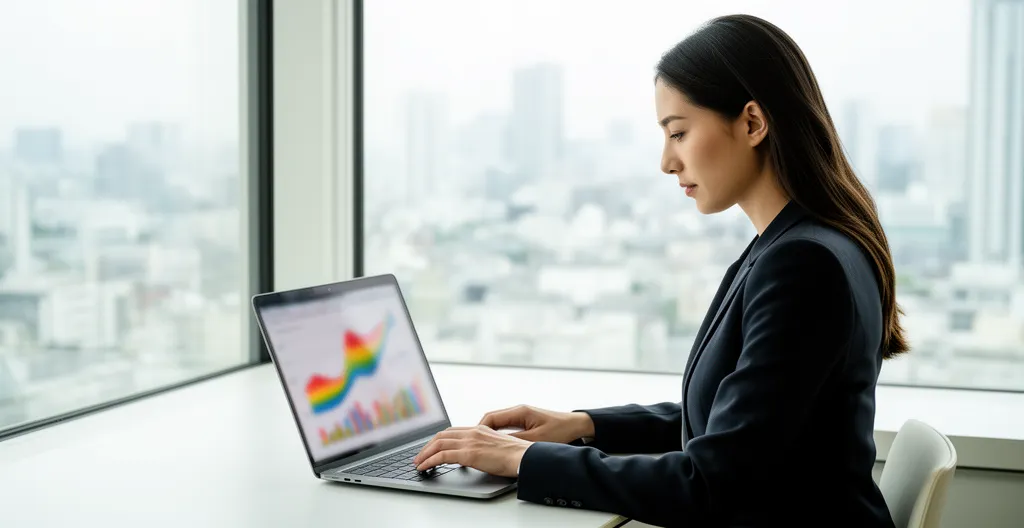 Personne comparant plusieurs estimations immobilières sur ordinateur portable